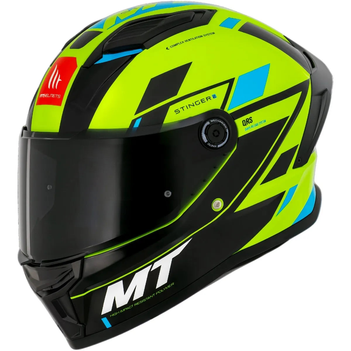 Capacete MT Helmets Stinger 2 ZIVZE C3 Fluor Gloss - Tecnologia