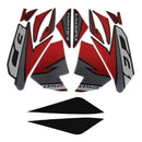 Kit Adesivos Honda CB 250 Twister 2019 Vermelha - Faixas Originais 1278