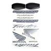 Kit Completo de Adesivos Honda CBX 250 Twister 2004 - Cor Preta