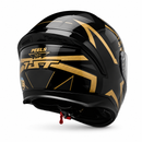 Capacete Peels Spike ll - Preto e dourado brilho