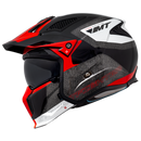 Capacete MT Helmets Streetfighter SV Totem A1 - Vermelho/Preto/Branco Fosco