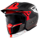 Capacete MT Helmets Streetfighter SV Totem A1 - Vermelho/Preto/Branco Fosco