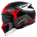 Capacete MT Helmets Streetfighter SV Totem A1 - Vermelho/Preto/Branco Fosco