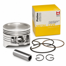 Pistão Motor com Anel Honda Titan 150 / Fan 150 Medida 0,50 - Metal Leve / Mahle