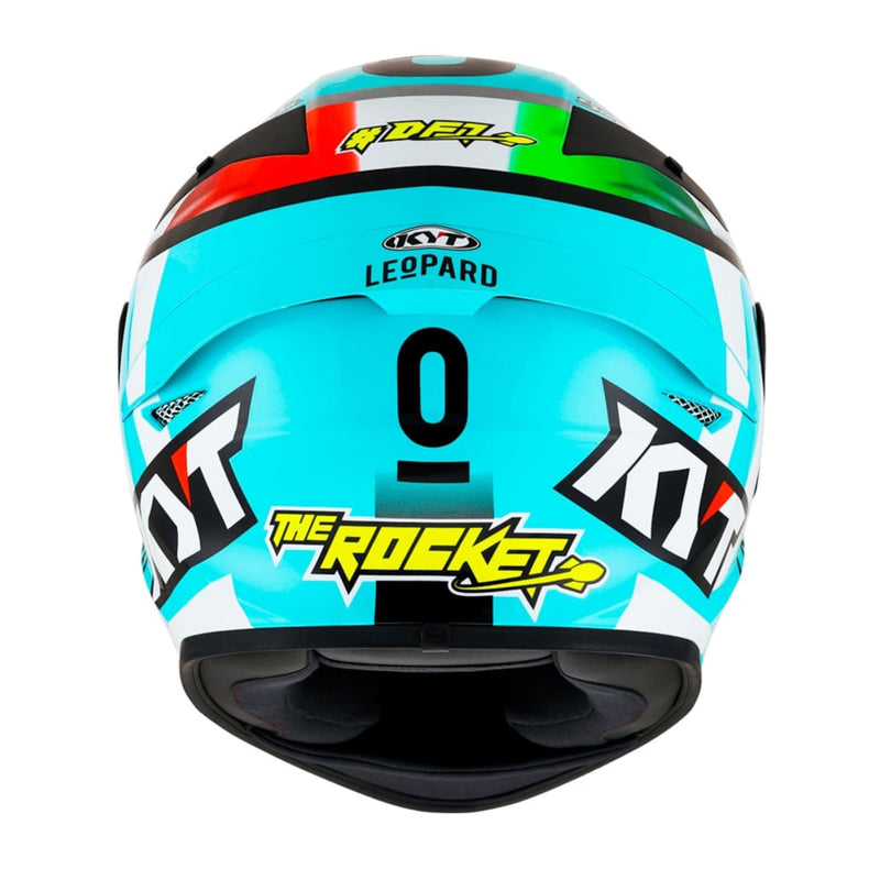 Capacete KYT TT-COURSE Dennis Foggia - Edição Especial Piloto Moto3