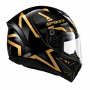 Capacete Peels Spike ll - Preto e dourado brilho
