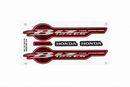 Kit Faixa Adesiva Honda Biz 125 ES 2010 - Vermelha