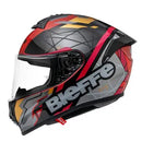 Capacete Bieffe B-Reaper Ride Vermelho Metálico/Preto