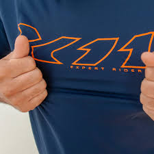 Camiseta Dryfit Underjacket Azul Escuro - Proteção UV Motociclista Bold'or