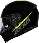 Capacete AXXIS Eagle SV Solid Gloss Black/Yellow - Tamanho 56 S