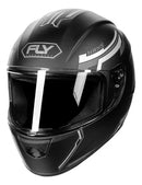 Capacete FLY F-9 HG HANS Original Preto Fosco/Grafite - Tecnologia HANS e Design Moderno