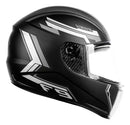 Capacete FLY F-9 HG HANS Original Preto Fosco/Grafite - Tecnologia HANS e Design Moderno