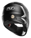 Capacete FLY F-9 HG HANS Original Preto Fosco/Grafite - Tecnologia HANS e Design Moderno