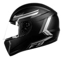 Capacete FLY F-9 HG HANS Original Preto Fosco/Grafite - Tecnologia HANS e Design Moderno
