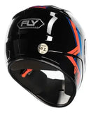 Capacete FLY F-9HG HANS Original Preto/Vermelho - Tecnologia HANS e Proteção Avançada