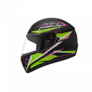 Capacete motociclista FLY F-9 HG Harmonia preto amarelo com sistema de ventilação e fecho micrométrico