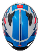 Capacete MT Helmets Braker SV Foster com Aerofólio - Vista Traseira
