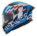 Capacete MT Helmets Braker SV Foster com Aerofólio - Vista Frontal
