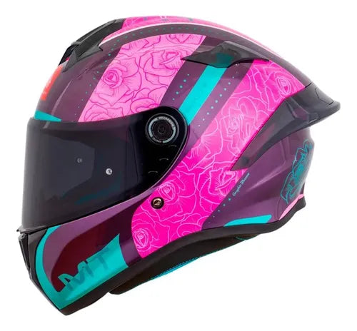 Capacete MT Targo s Blossom C6 58 - Cor Gloss
