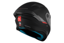 Capacete MT Helmets Targo S Solid com aerofólio vista lateral
