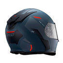 Capacete X11 REVO VISION SV - Cor Cinza/Vermelho Fosco Tamanho 60