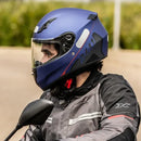 CAPACETE X11 TRUST SOLIDES AZUL-MET