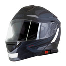 Capacete X11 Turner Prisma 2 Cinza/Preto Tamanho 58 - Qualidade Original