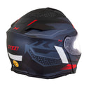 Capacete X11 Turner Prisma 2 Cinza/Vermelho Tamanho 60 - Qualidade Original
