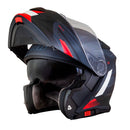 Capacete X11 Turner Prisma 2 Cinza/Vermelho Tamanho 60 - Qualidade Original