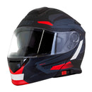 Capacete X11 Turner Prisma 2 Cinza/Vermelho Tamanho 60 - Qualidade Original