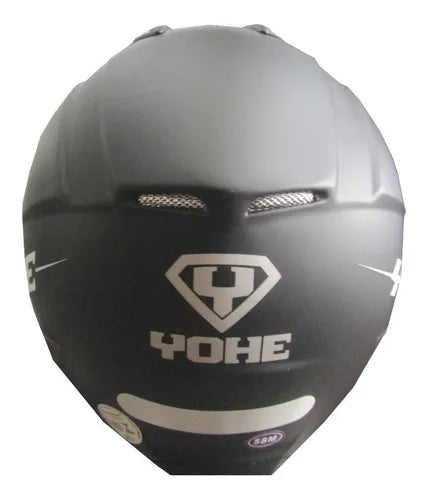 CAPACETE YOHE Trail Sport Preto-FOSCO