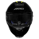 Capacete AXXIS Eagle SV Solid Gloss Black/Yellow - Tamanho 58 M