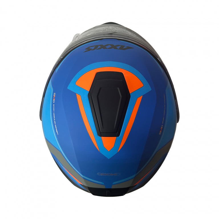 Capacete Axxis GECKO SV CAPITAL C7 Azul Mate 60 (L) - Viseira Solar