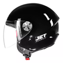 CAPACETE FLY JET HG CLASSIC PRETO  Brilhante 