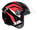 CAPACETE FLY JET HG FREEDOM vermelho