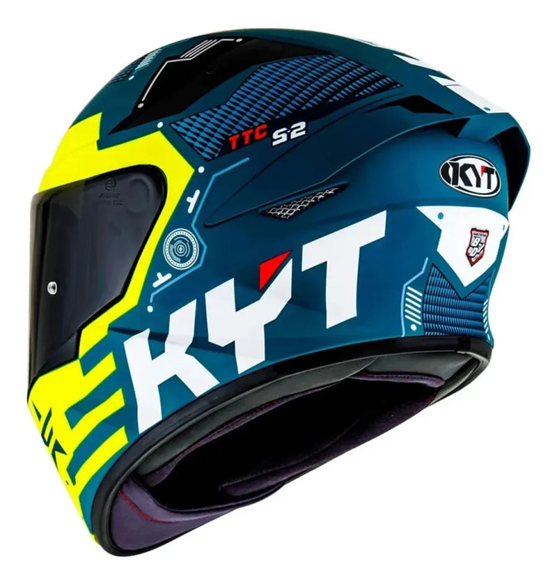 Capacete KYT TT-COURSE - Proteção Premium para Motociclistas Esportivos