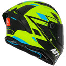 Capacete MT Helmets Stinger 2 ZIVZE C3 Fluor Gloss - Tecnologia HIRP