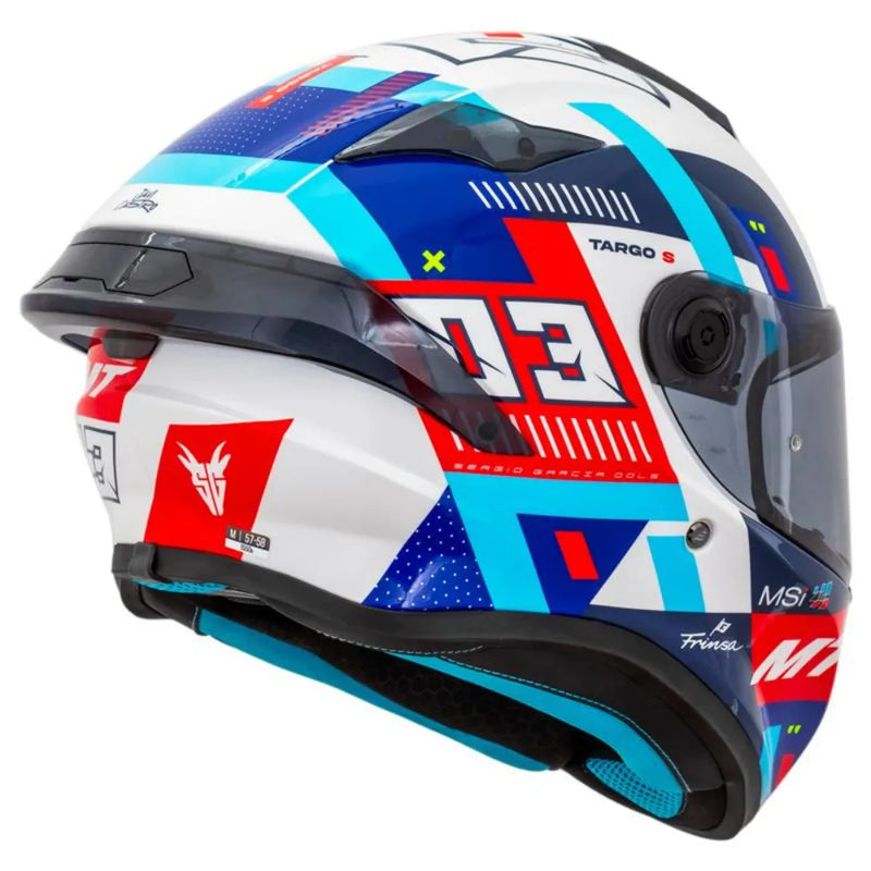 Capacete MT Helmets Targo S Sergio Garcia - Edição Limitada 2024