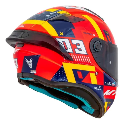 Capacete MT Helmets Targo S Sergio Garcia - Edição Limitada 2024