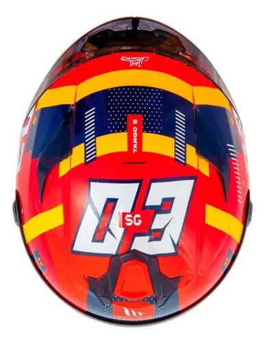 Capacete MT Helmets Targo S Sergio Garcia - Edição Limitada 2024