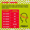 Capacete Peels Icon 23 Naked - Cor Branco Brilho/Prata