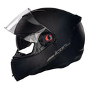 Capacete Peels Icon Pro NKD com Viseira - Cor Preto Fosco/Prata