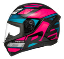CAPACETE Peels SPIKE MX2 Preto Brilho/Pink Visão Lateral 1

