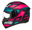 CAPACETE Peels SPIKE MX2 Preto Brilho/Pink Visão Lateral 4