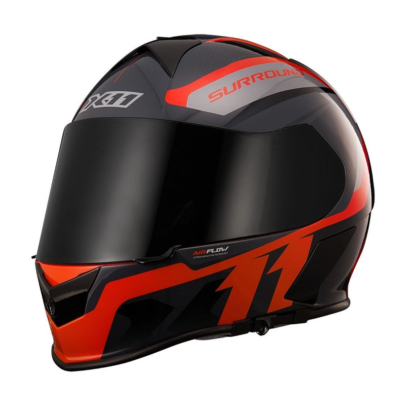 Capacete X11 Revo Pro Surround SV com Viseira Extra - Vermelho - Tamanho 60
