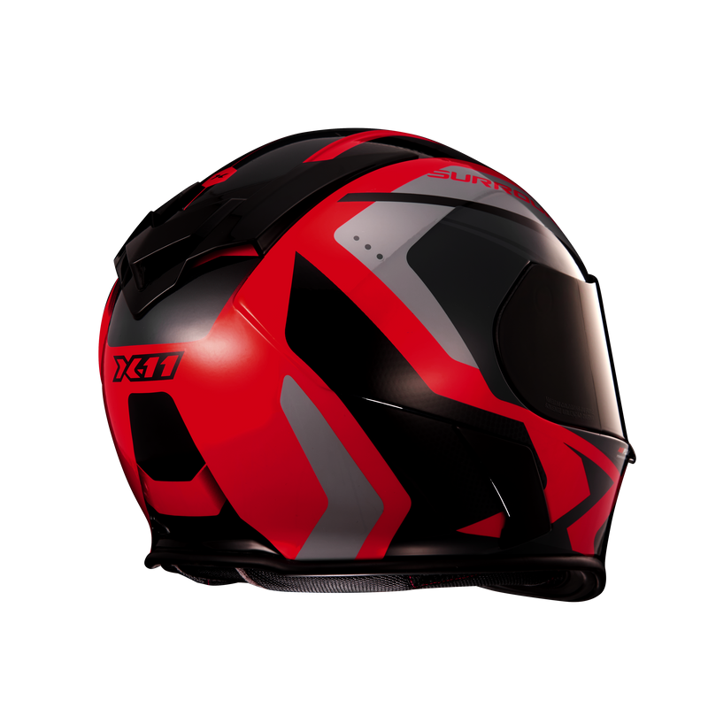 Capacete X11 Revo Pro Surround SV com Viseira Extra - Vermelho - Tamanho 60