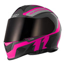 Capacete X11 Revo Pro Surround SV com Viseira Extra - Rosa - Tamanho 56