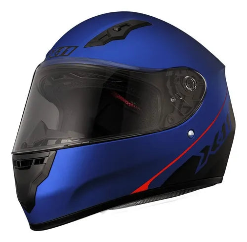 Capacete X11 Trust Solides - Azul Metálico - Tamanho 58