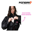 Capa de Chuva Pioneiro Nylon Feminina bolso interno