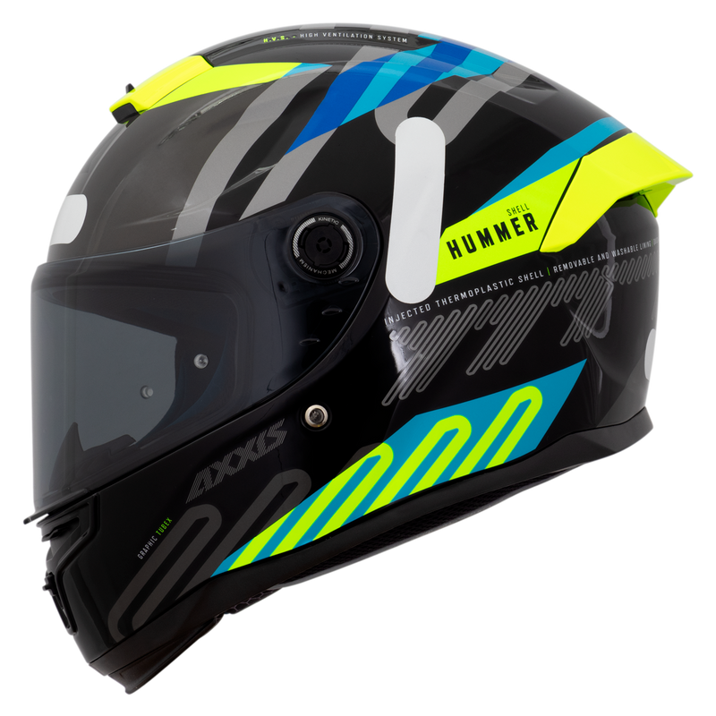 Capacete AXXIS Hummer B Tubex Tamanho 60 - Vista 3/4
